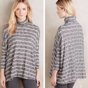 Anthropologie postmark  Mika Striped Turtleneck L